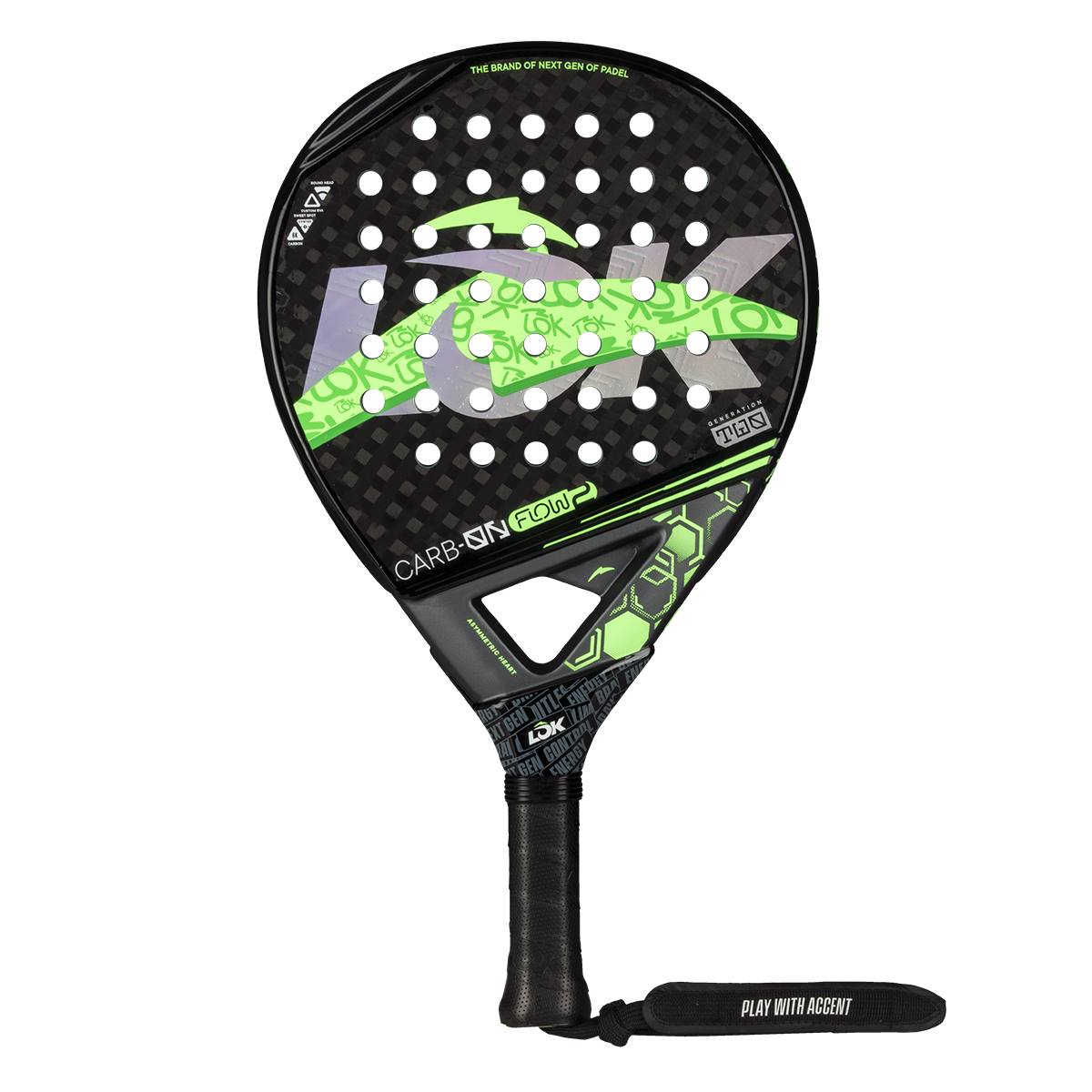 LOK Carbon Flow Gen 2 padel racket