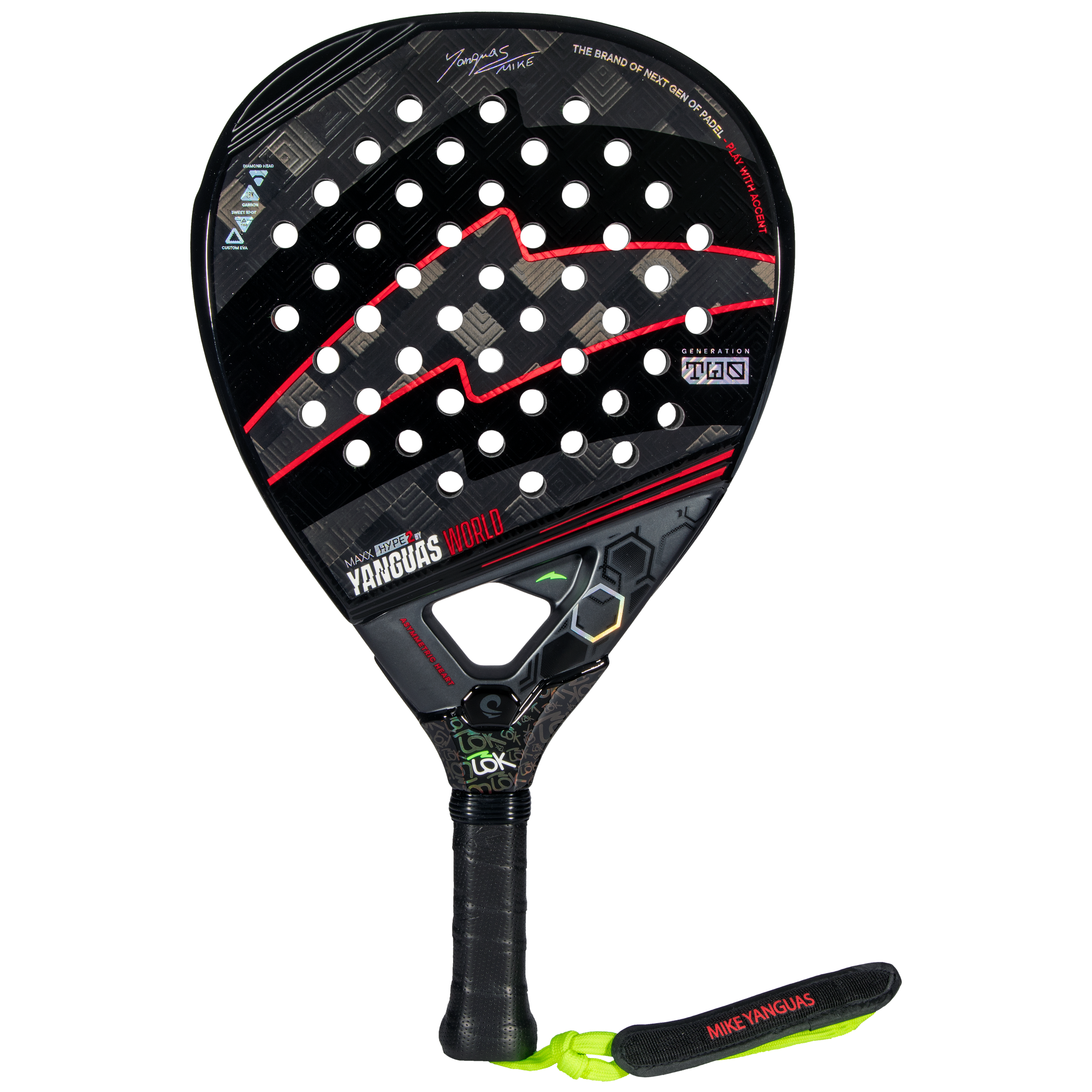 LOK Maxx Hype Yanguas World padel racket