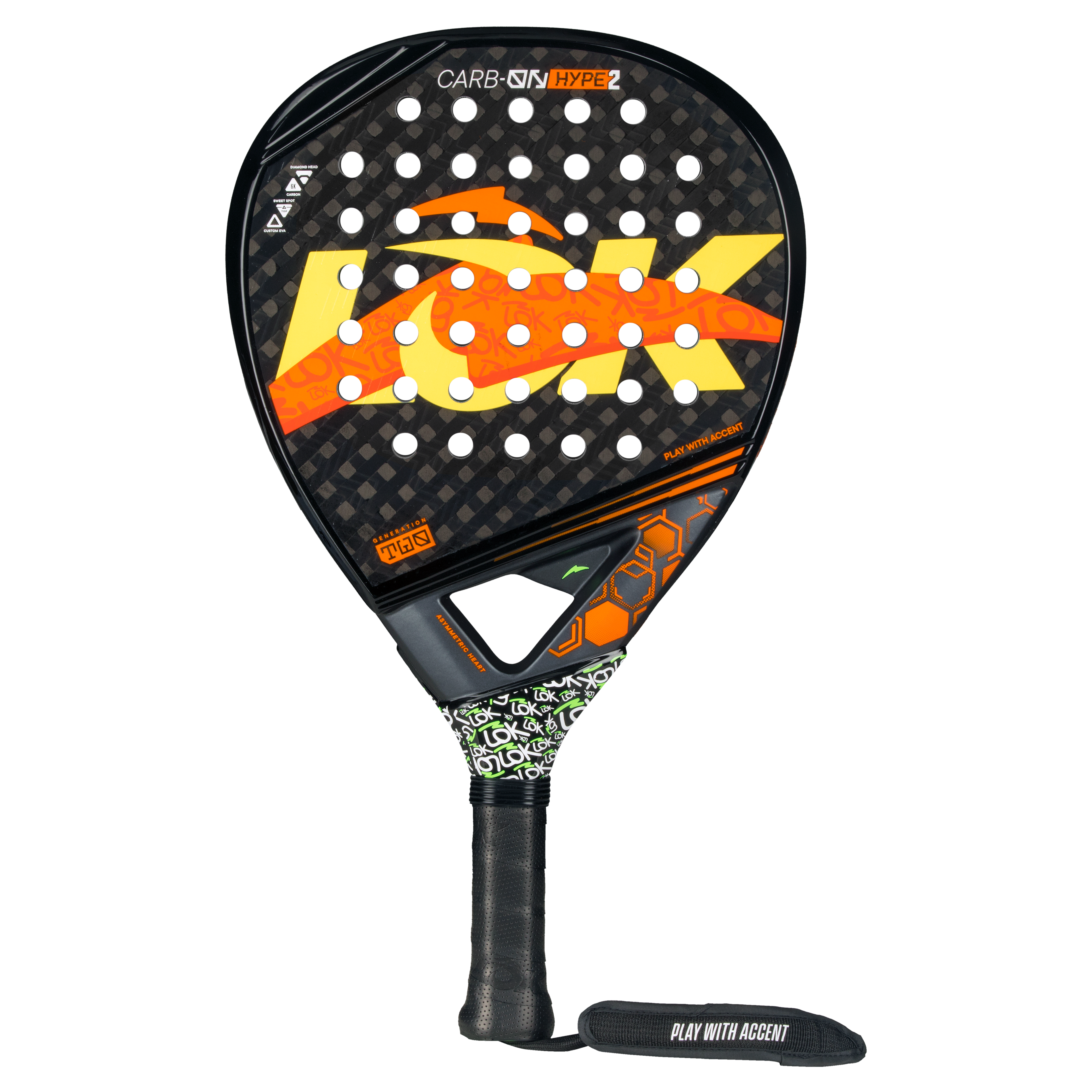 LOK Carbon Hype Gen 2 padel racket