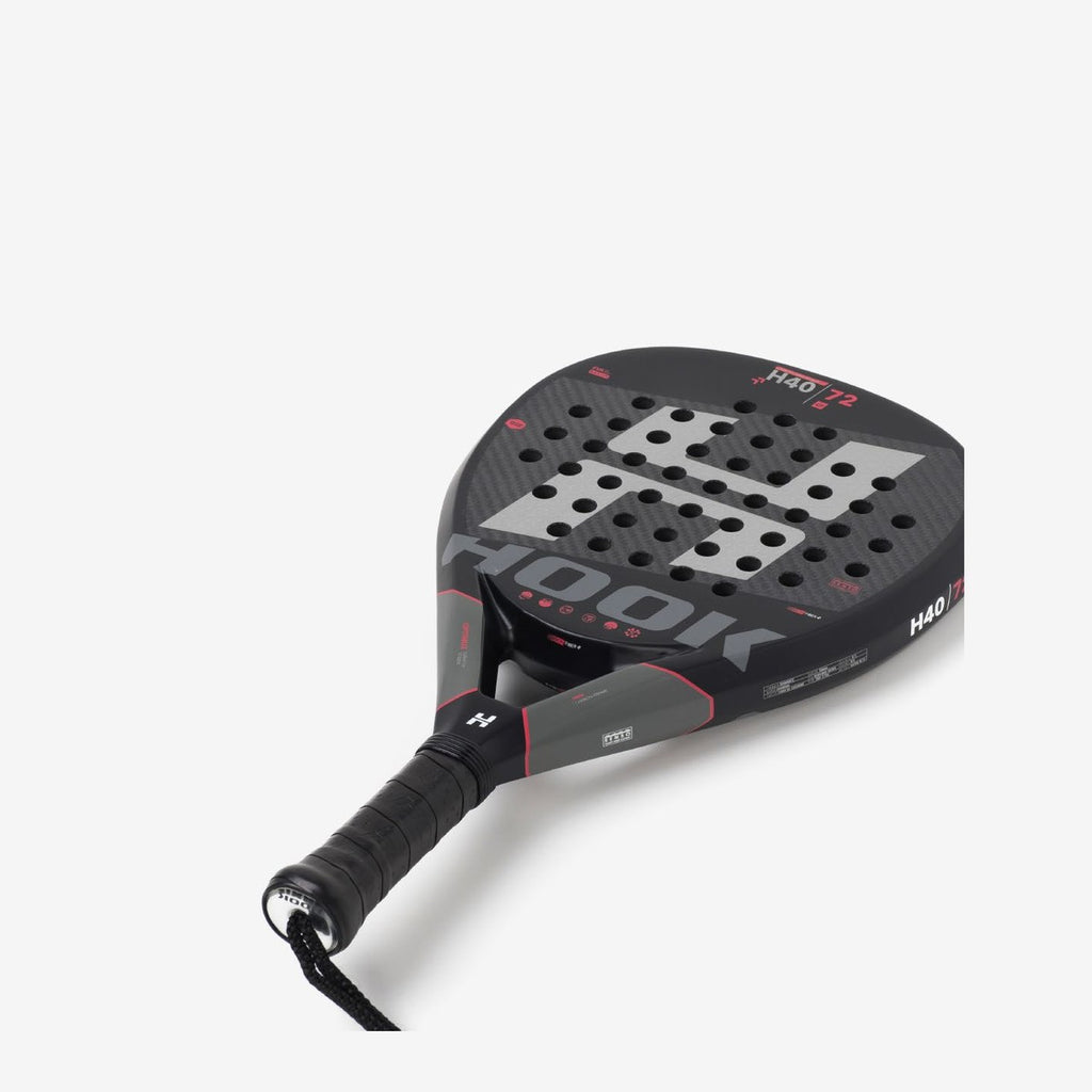 Hook H40/72 Carbon Fiber Attack padel racket angle