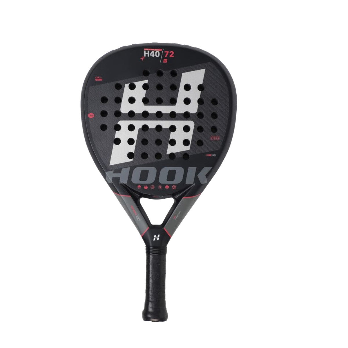 Hook H40/72 Carbon Fiber Attack padel racket