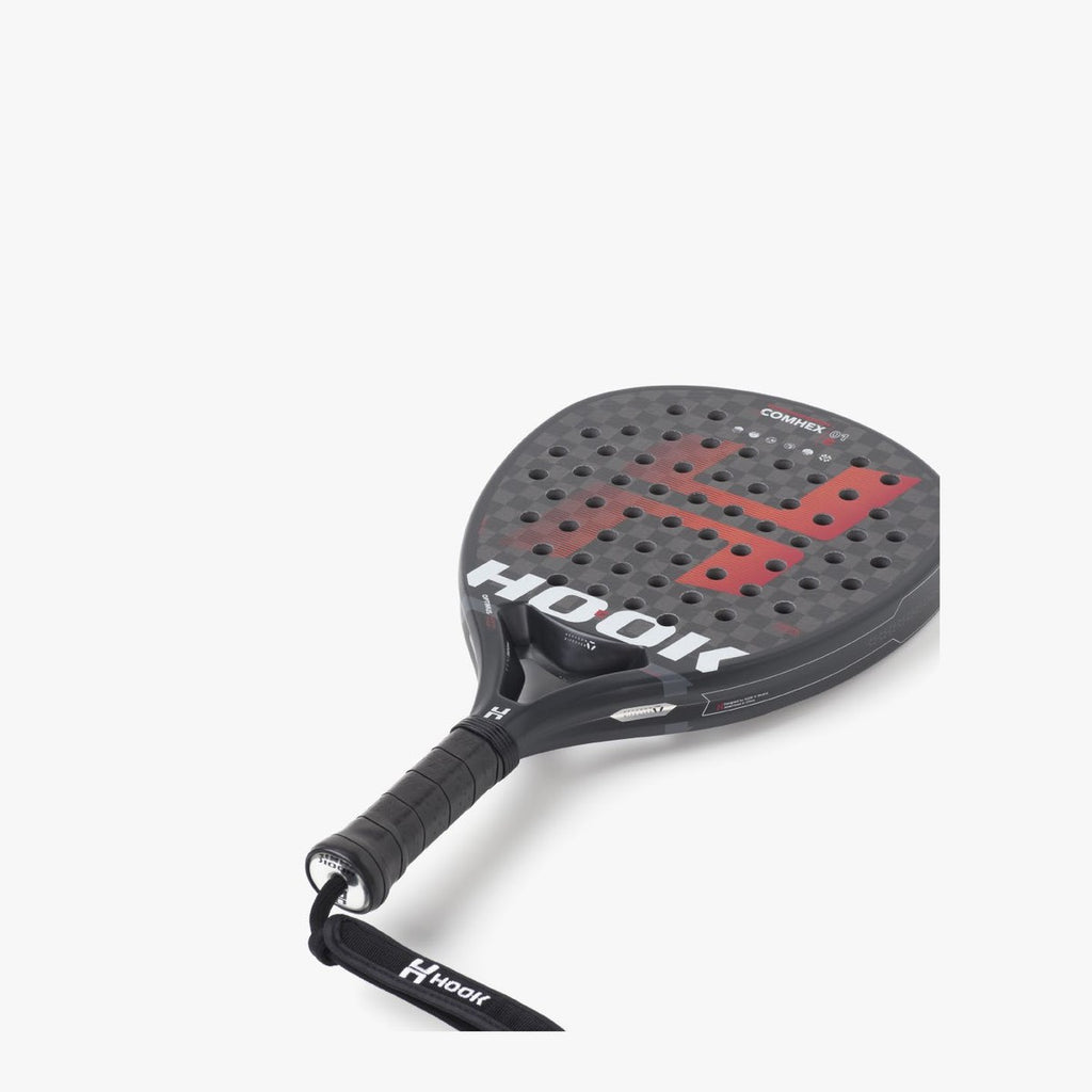 Hook Comhex Hexagon Attack padel racket angle