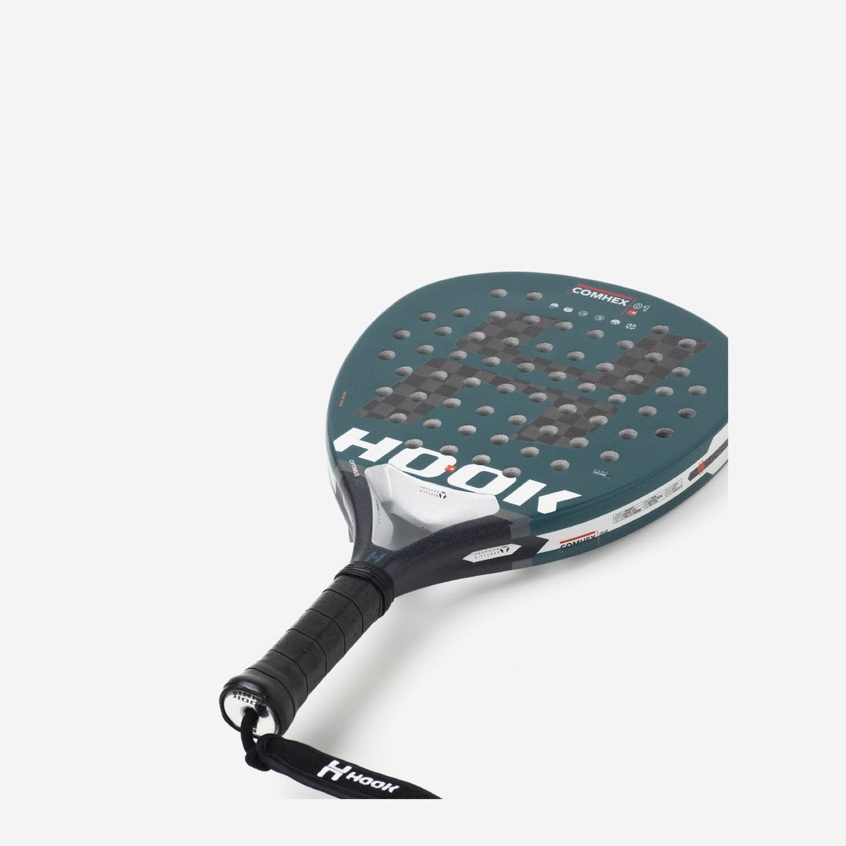 Hook Comhex Hexagon Control padel racket angle