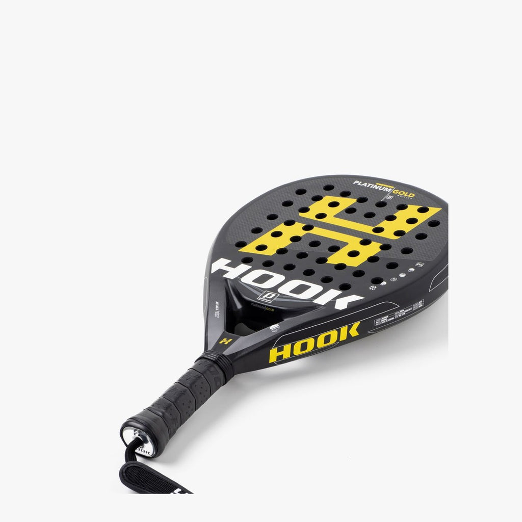 Hook Platinum Gold padel racket angle