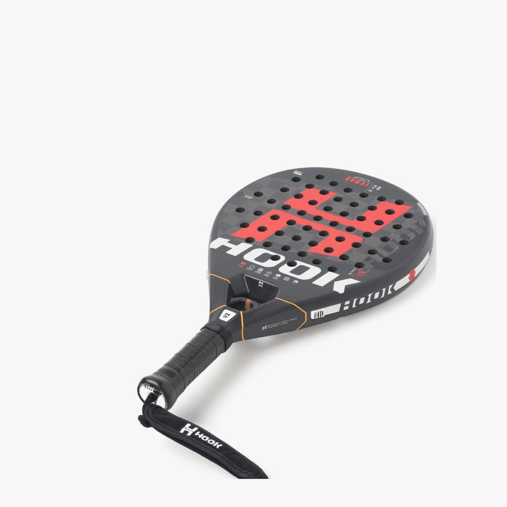 Hook RBMAT Attack padel racket angle